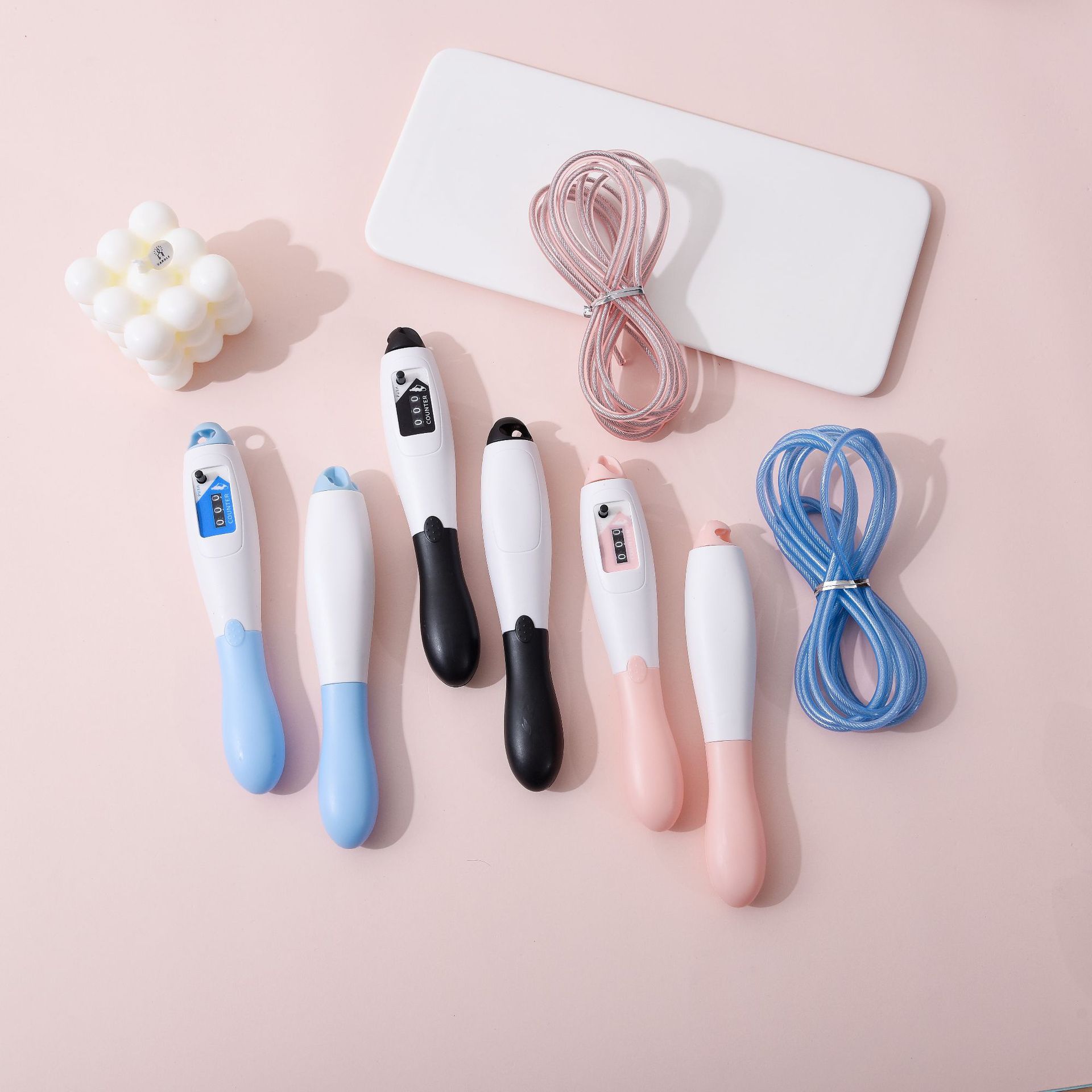 Skipping Rope for High School Entrance Examination Training Standard Examination Special Fitness Shaping Counting Steel Wire Skipping Rope