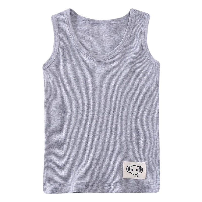 Picture of Summer children's cotton vest boys and girls baby base shirt thin elastic home clothes 100 cotton pajamas factory wholesale