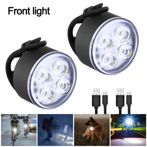 Picture of Bicycle Front and Rear Lights Cross-Border New Product Type-C Rechargeable Headlight Tail Light Set Mountain Bike Cycling Equipment