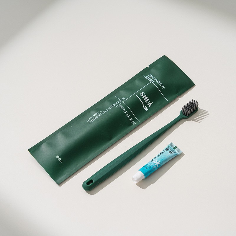 Picture of Hotel Special Hotel Toiletries Set Comb Disposable Toothbrush with Toothpaste Soft Hair Homestay Wholesale Customization