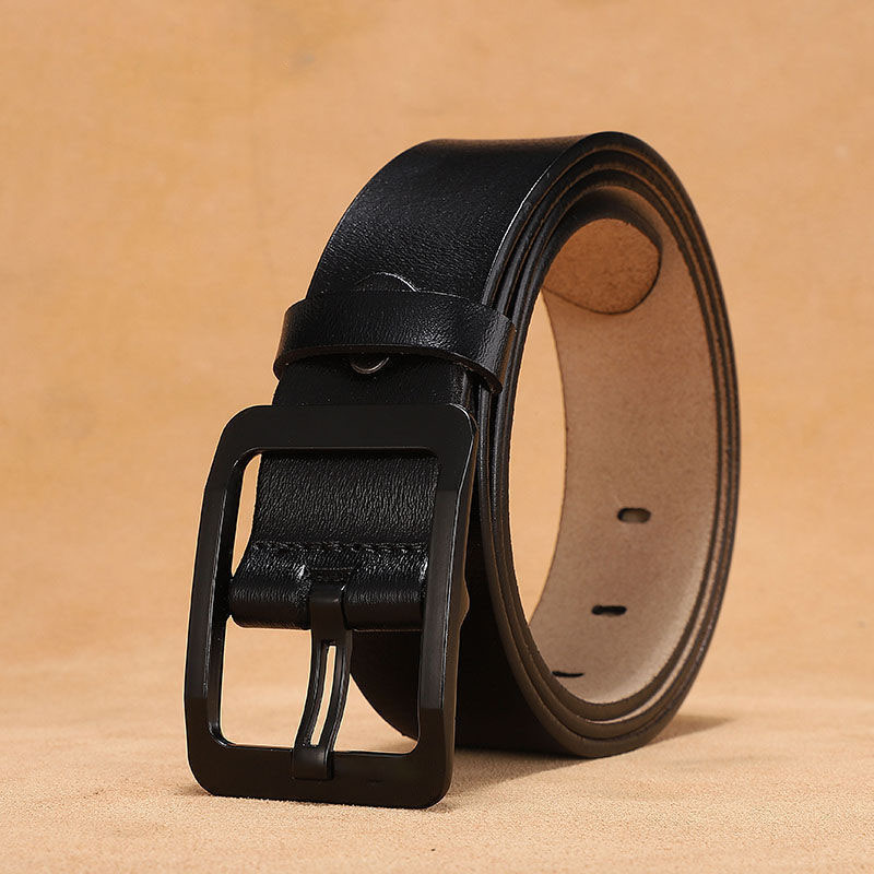 Picture of New belt leather men's belt real cowhide belt casual Joker men's pin buckle belt manufacturers wholesale