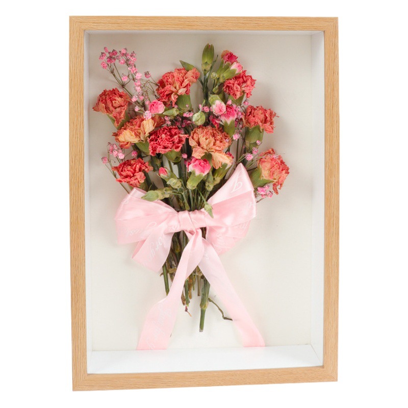 Picture of Stereo Hollow Thickened Dried Flower Photo Frame Wholesale DIY Handmade Specimen Display Frame Table A43 Clay Mounted Picture Frame