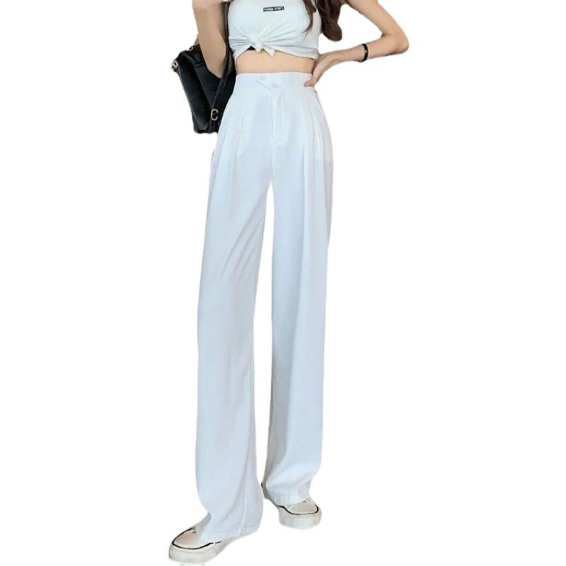 Picture of Cross-border 2024 Autumn Korean Style New Style Pants Wide Leg Pants Women's High Waist Loose Casual Wide Trendy