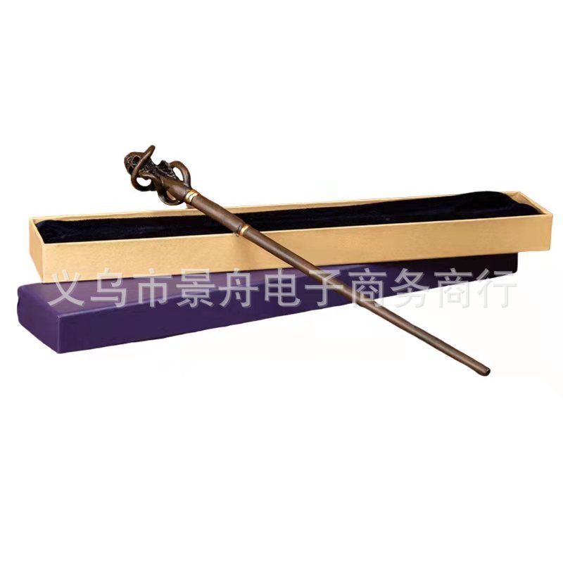 Picture of Harry Magic Wand Hermione Magic Wand Dumbledore cos Props Halloween Metal Core in stock Bare Wand