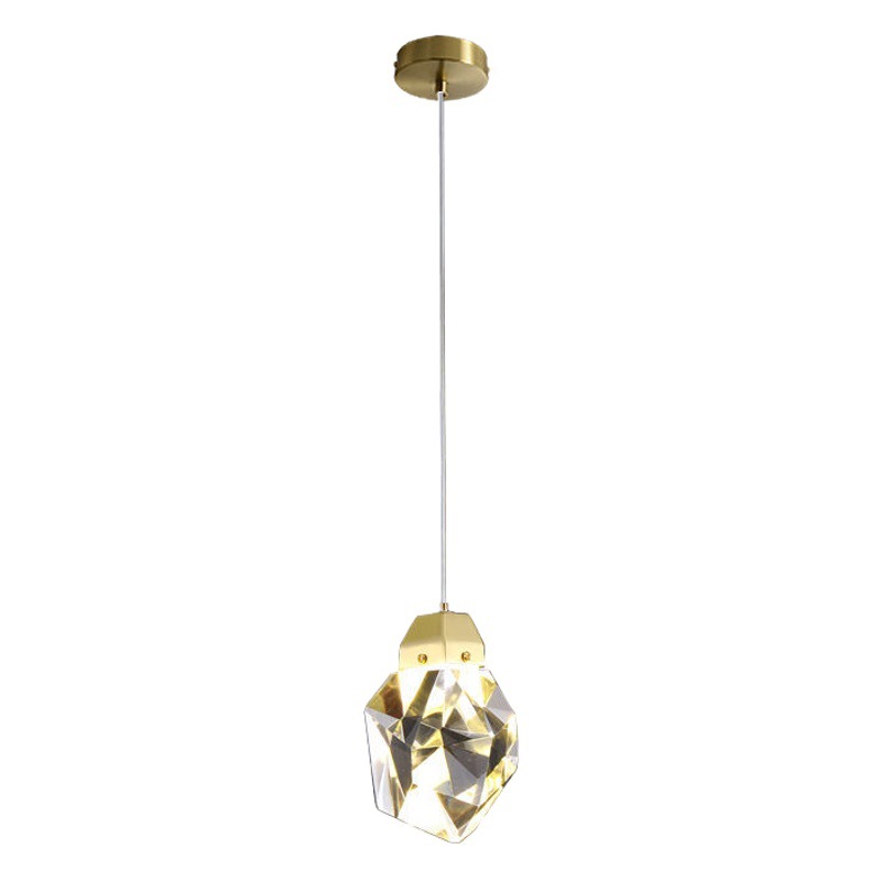 Post-modern villa crystal chandelier duplex staircase lamp dining room bar counter porch aisle bedroom bedside lamp