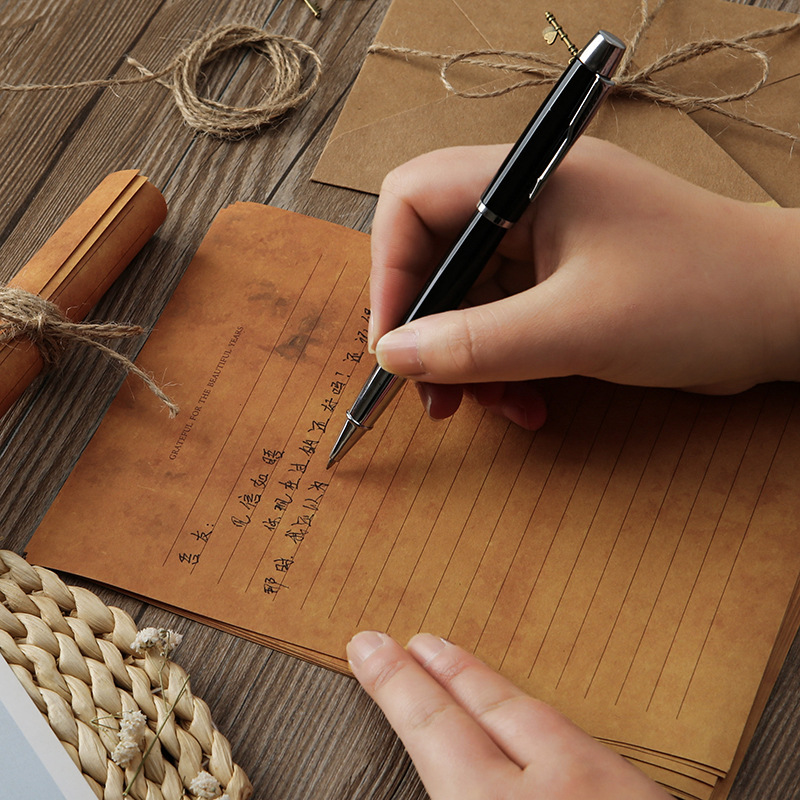Letter Paper Envelope Set Antique Love Letter Retro A5 Confession Letter Paper Handwritten Letter Paper Student Birthday Christmas Simple