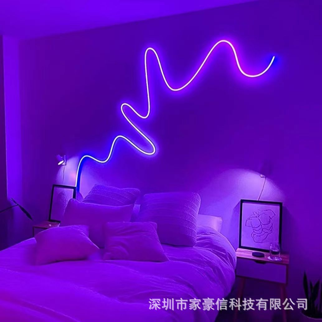 Picture of Cross-border hot-selling DIY colorful LED neon light graffiti WiFi Bluetooth light neon light
