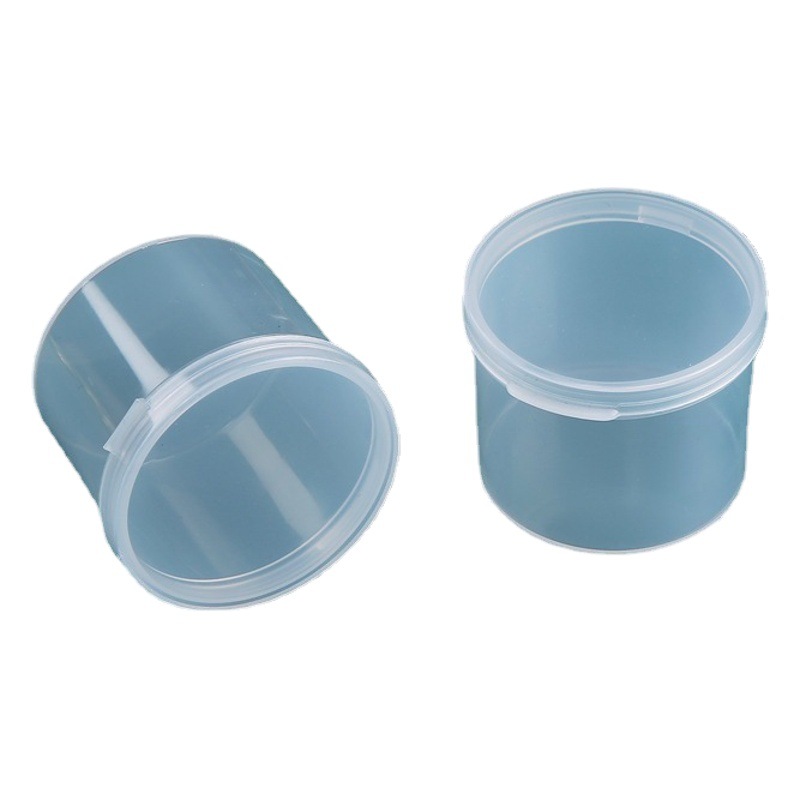 Round Box Accessories Tool Box Parts Storage Box Jewelry Box Transparent Plastic Box Sample Box Small Round Box