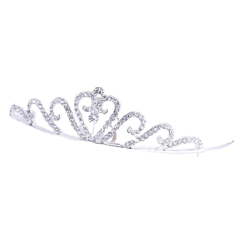 South Korea bow hair accessories children hair clip crown hair band headdress girl metal rhinestone headband wholesale hair clip