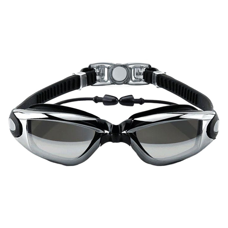 Youyou Factory Printed Logo Adult High-Definition Waterproof and Anti-Fog Men's and Women's Small-Frame Swimming Goggles Swimming Myopia Glasses Wholesale