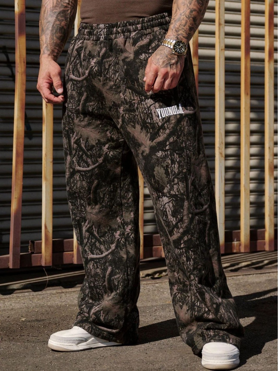 American Style Trendy Brand Casual Pants Digital Camouflage Printed Straight Pants Sports Fitness Loose Wide Leg Pants