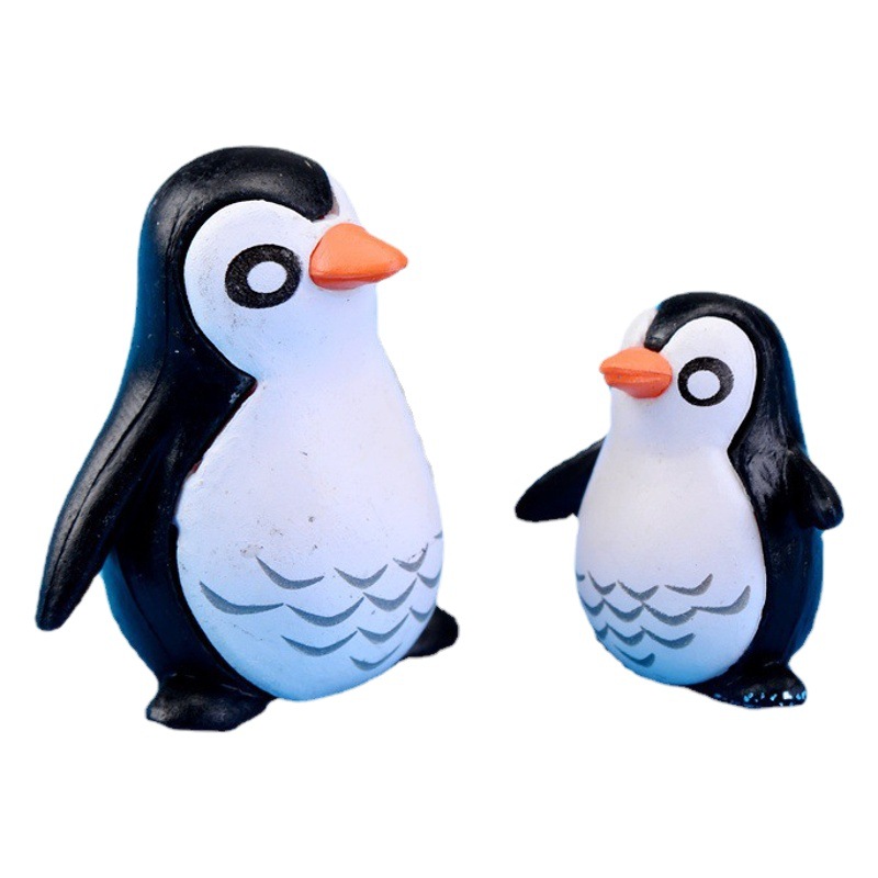 Picture of Moss micro landscape jewelry penguin father and son doll DIY small ornaments multi-inside ornaments