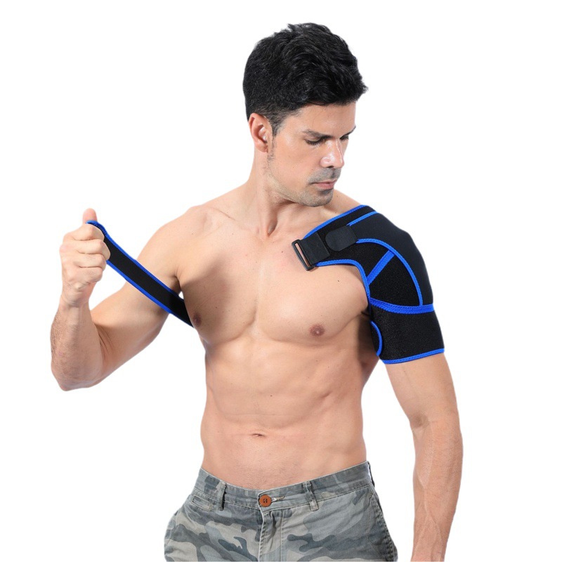 Adjustable Strap Sports Shoulder Pads for Men and Women, Suitable for Both Left and Right Shoulders, Shockproof and Breathable, Available for Dropshipping
