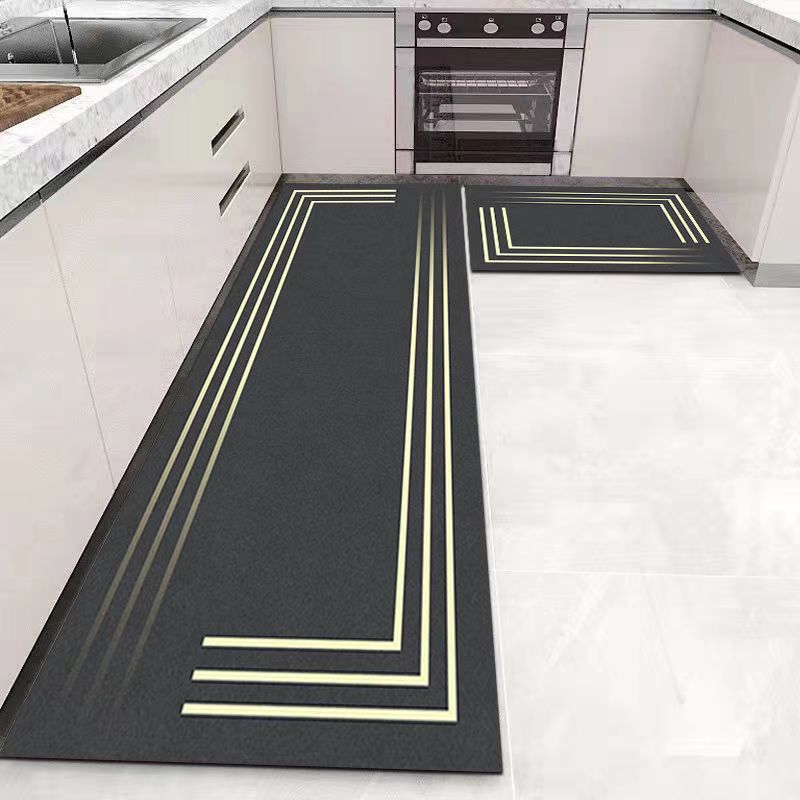 Picture of Factory wholesale modern simple wind kitchen floor mat waterproof and oil-proof foot mat for door entry dirty-resistant absorbent non-slip mat