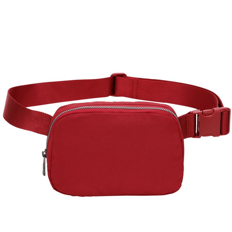 Picture of Amazon Outdoor Running Waist Bag Lulu Same Style Crossbody Bag Chest Bag for Men and Women Fashionable Nylon Waterproof Sports Waist Bag