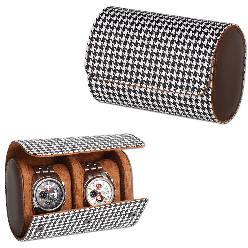 Picture of Watch Packaging Box to Store Sewing One/Two/Three-Pack Pu Leather Watch Leather Case with Custom Leather Bag