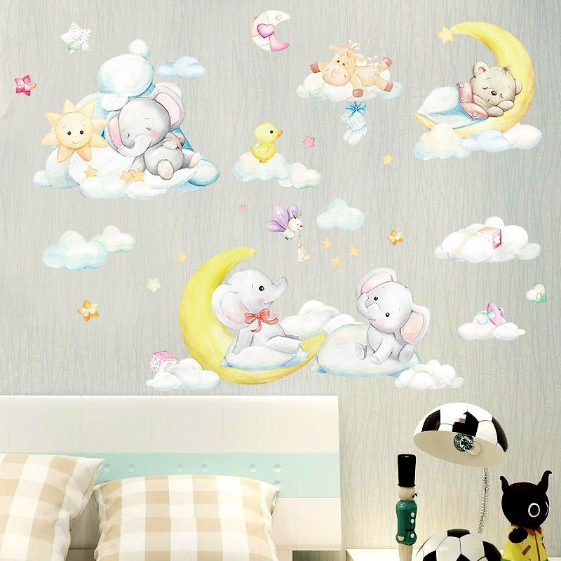 (Naked) kindergarten wall decoration wallpaper class classroom environmental creative material wall stickers children's room layout