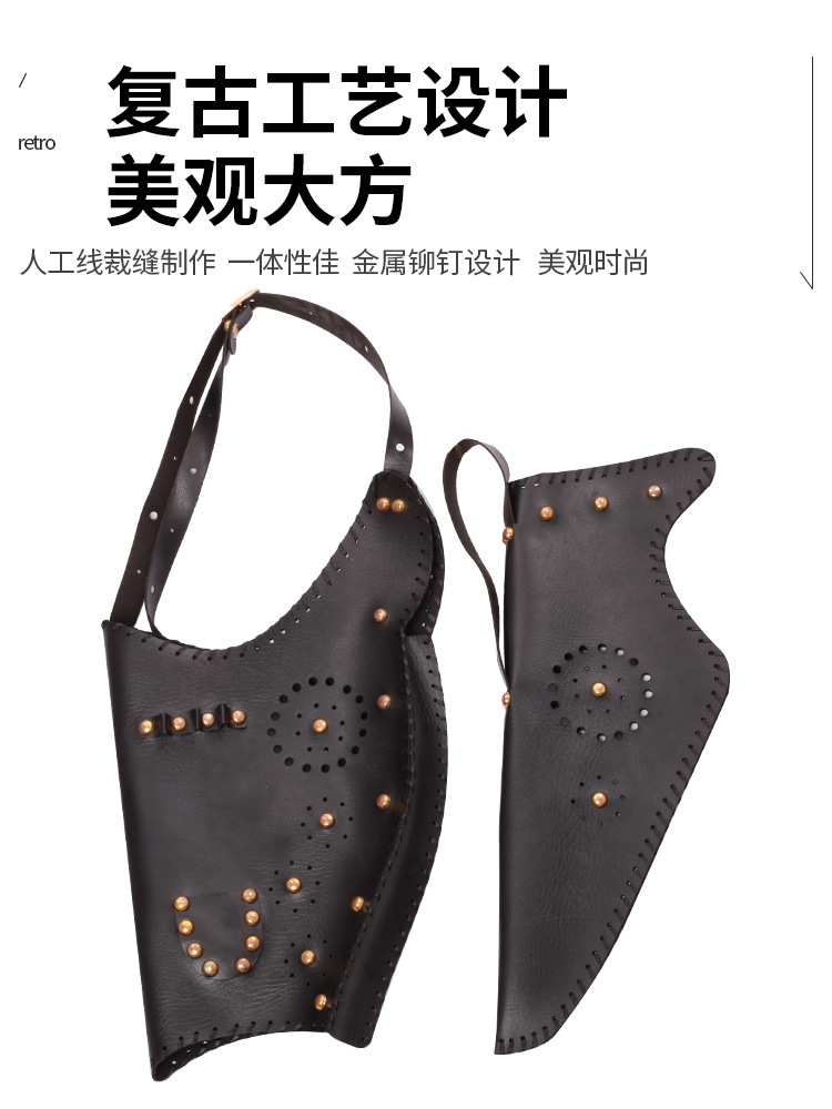 Picture of Traditional Bow Bag Quiver Set Leather Bow Bag Bow Bag Shooting Archery Supplies Scenic Area Entertainment Traditional Bow and Arrow