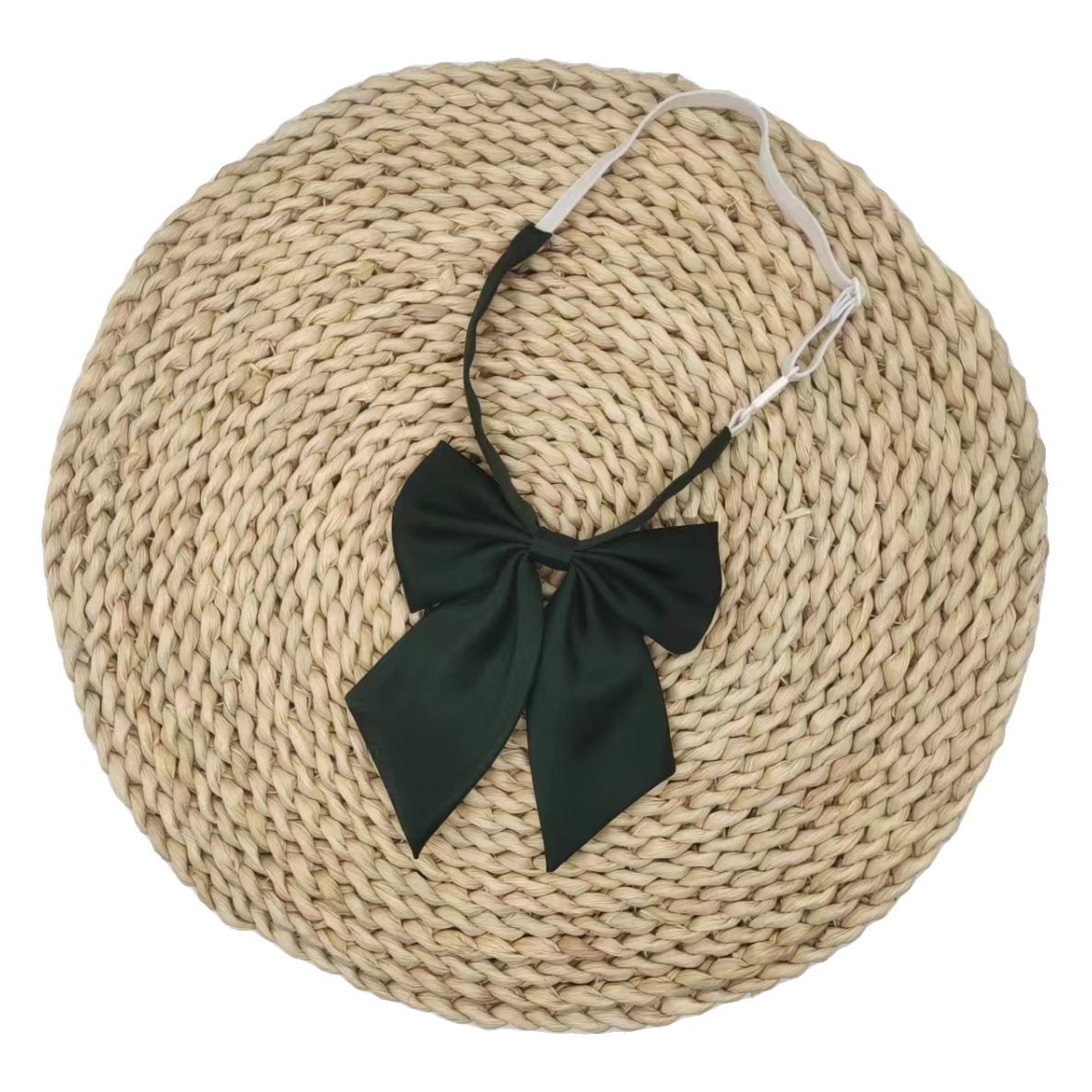 Dark green tie collar flower children's kindergarten school uniform primary school student suit bow clothing accessories junior high school student men and women