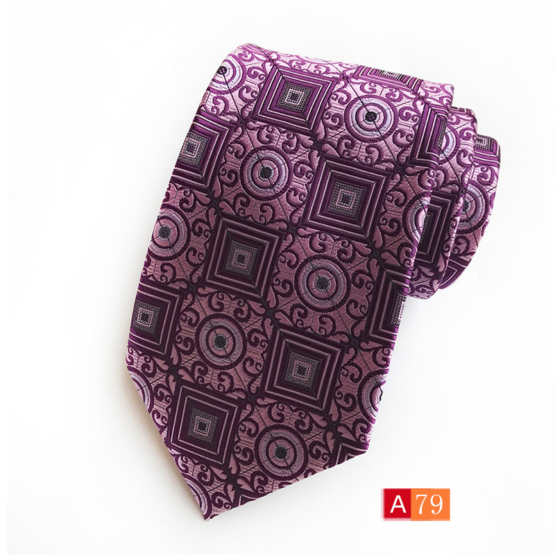 Picture of Source Factory Hot Jacquard Fabric Tie Men's Dress Business Suit Accessories Tie Wholesale