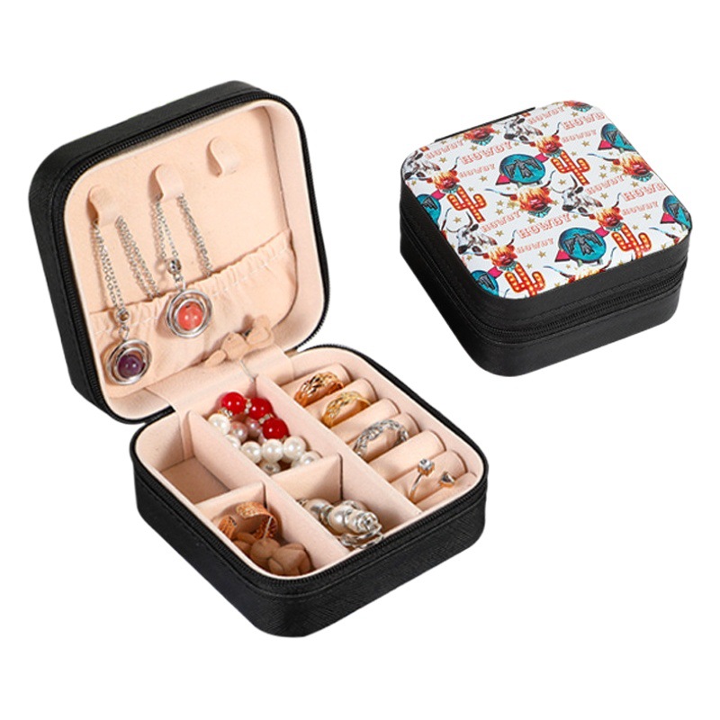 Factory jewelry storage box display jewelry box necklace earrings earrings ring jewelry box wholesale