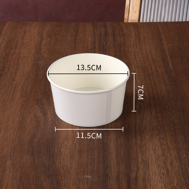 Picture of Qifeng cake mould disposable baking paper bowl 4/6/7/8/10 inch high temperature resistant non-demoulding cake embryo paper mould
