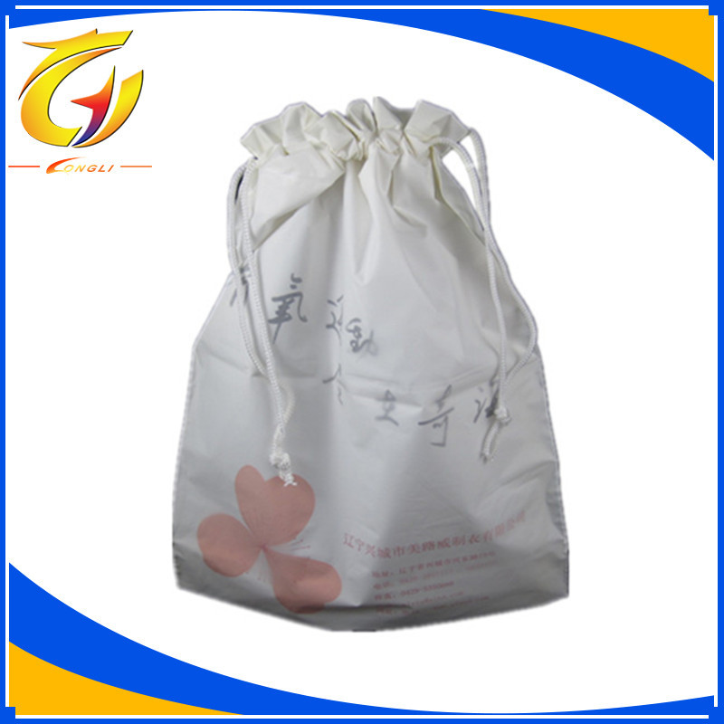 Plastic packaging factory EVA thickened printing rope bag PE storage bag PE drawstring bag rope bag S