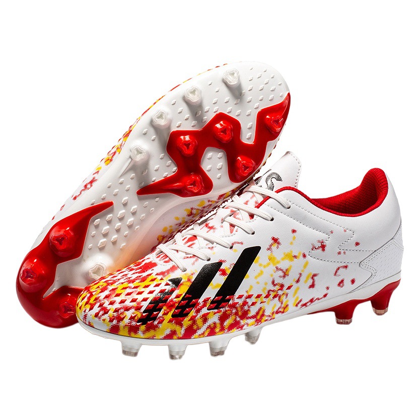 Cross-border Foreign Trade Football Shoes Men's Broken Nails Youth Student Training Shoes Mandarin Duck Color Artificial Lawn Nails Flat Bottom Women