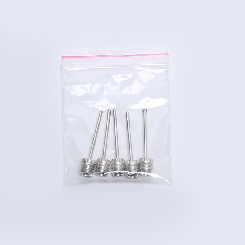 Picture of Inflatable Needle for Football, Basketball, and Other Balls, Stainless Steel Air Needle, One-Piece Molded Side Hole Needle, Valve Needle, Durable Volleyball Needle