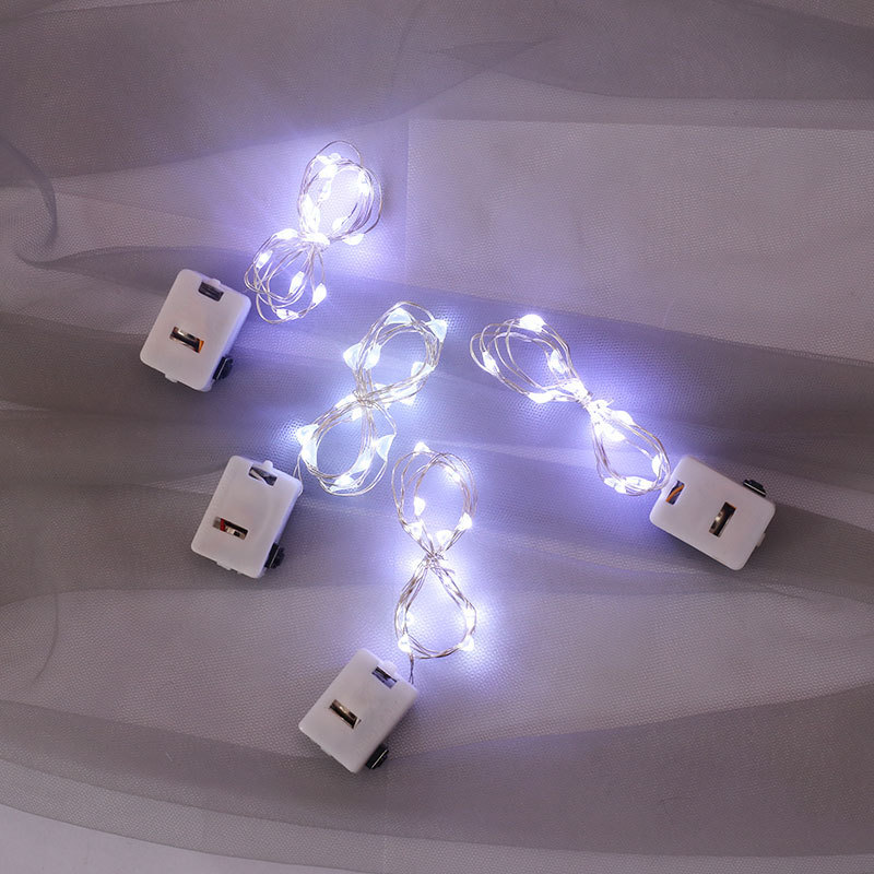 Picture of Flash Led Light String Three-Speed Adjustable Lantern Flower Bouquet Valentine's Day Gift Box Cake Decoration Flower Shop Wave Ball