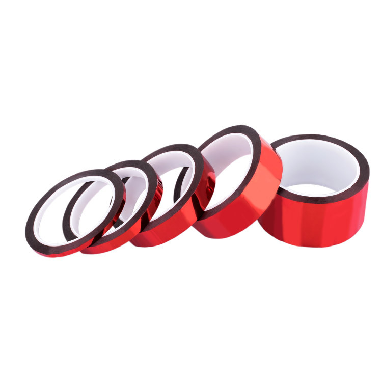 Picture of Red tape wedding decoration tape electroplating red DIY handmade stickers lace packaging tape wholesale