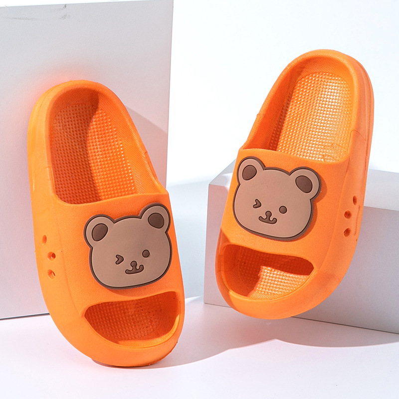 Picture of EVA Children's Slippers Cute Cartoon Boys and Girls Baby Children's Bean Shoes Big Children's Parent-Child Summer Slippers