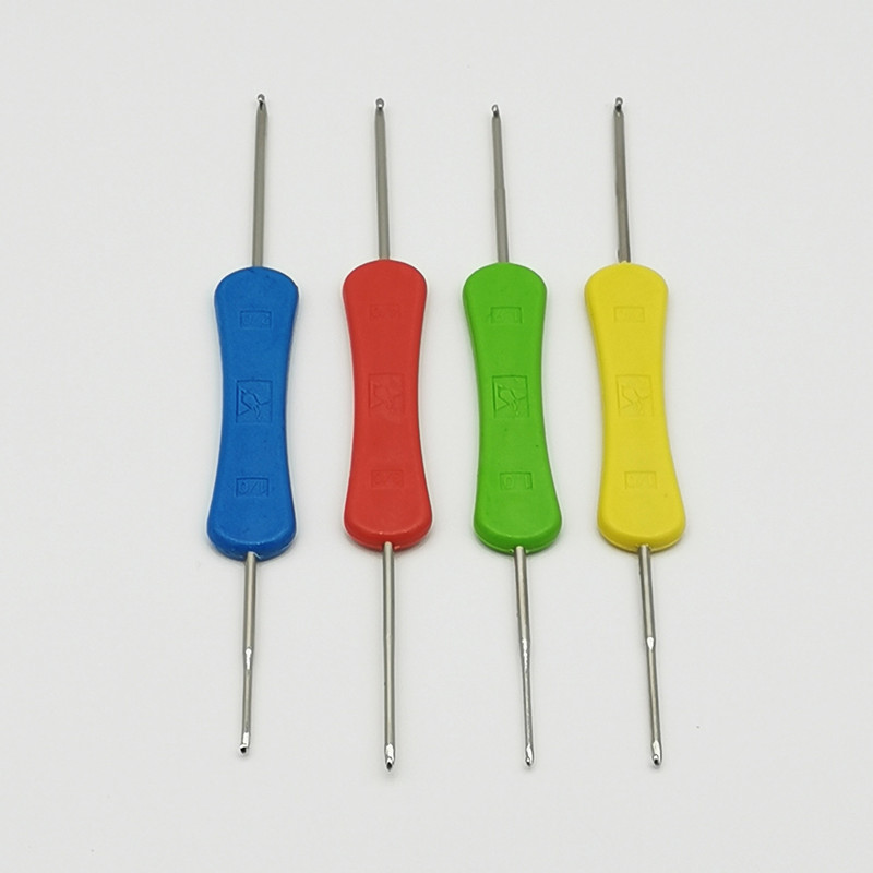 Double-Ended Crochet Steel Needle Crochet Special Wholesale Clearance Wool Knitting Tool DIY Material Package