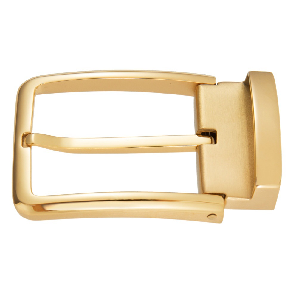 Men's pin buckle casual belt head 3.5CM stainless steel belt buckle head wholesale perforated belt buckle C61654