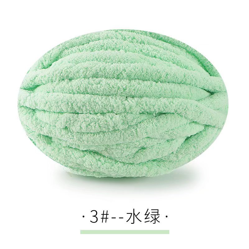 Picture of Thick ice strip wool cat tail thread sausage yarn ice island wool hook bag cushion soft finger knitted blanket cat nest thread