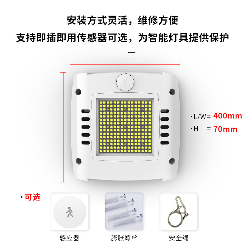 Picture of Engineering quality LED special explosion-proof lamp high lumen heat dissipation good 5 years warranty led gas station light recessed lighting