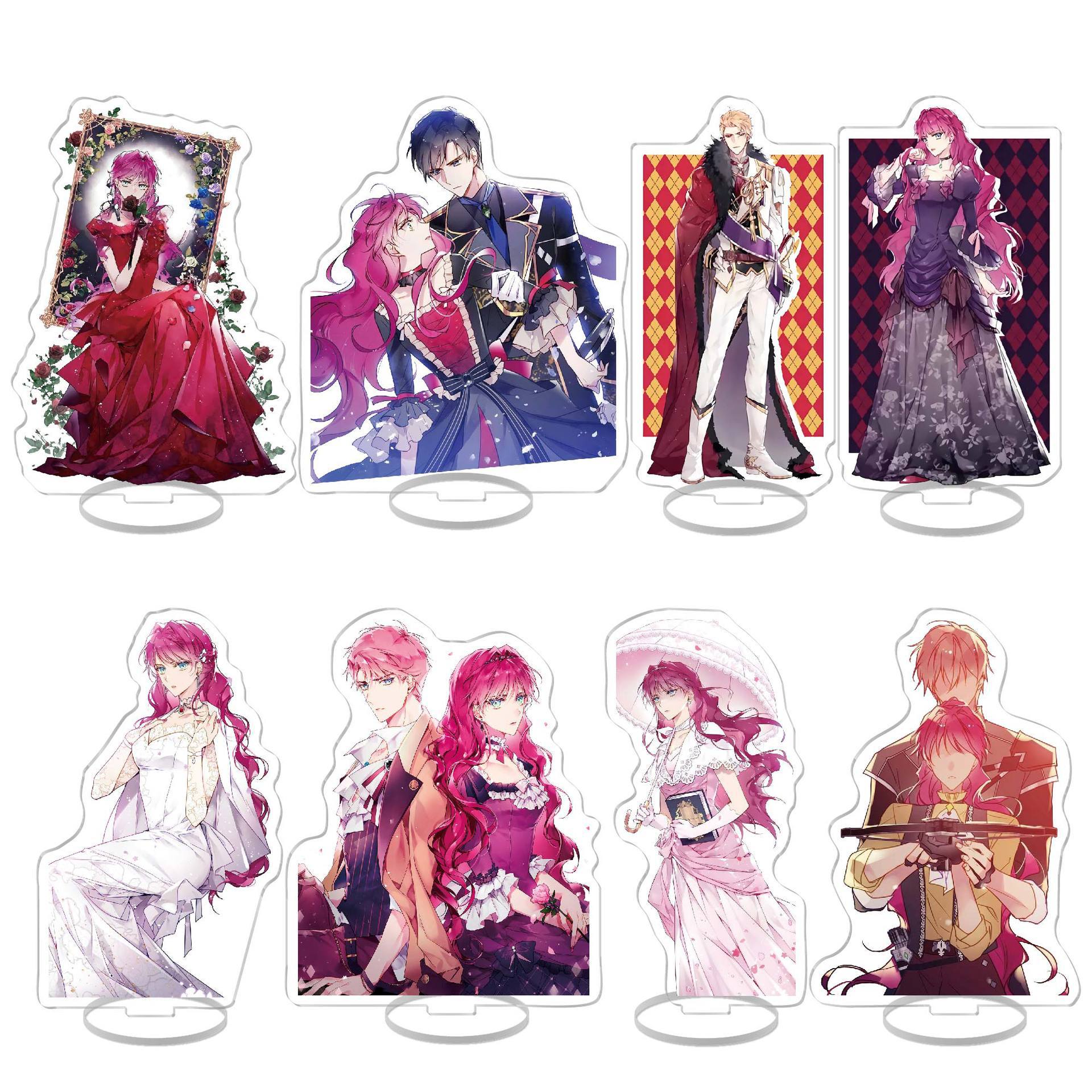 Cartoon Cartoon love mobile game male owners are very dangerous peripheral acrylic standing brand two-dimensional ornaments