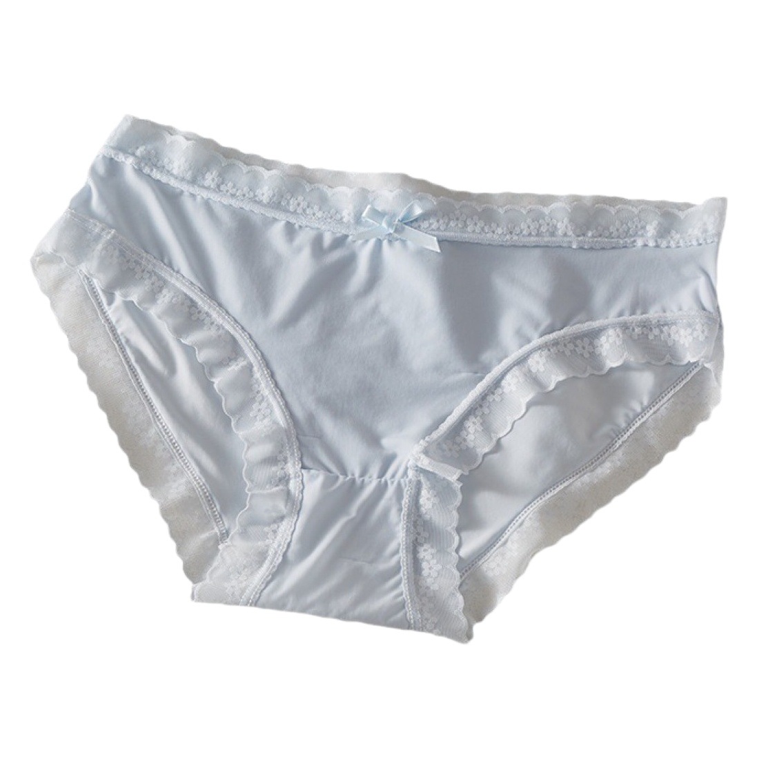 New Cream Girl Underwear Solid Color Seamless Quick-Drying Lace Sexy Ultra-Thin Summer High-End Thin Mask Shorts