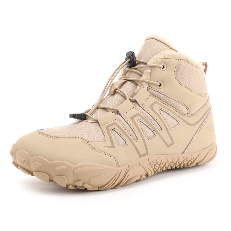 Picture of 2024 New Cross-border High-top Warm fleece-lined Thickened Men's Cotton Shoes Waterproof Non-slip Comfortable Boots Women's Hiking Shoes
