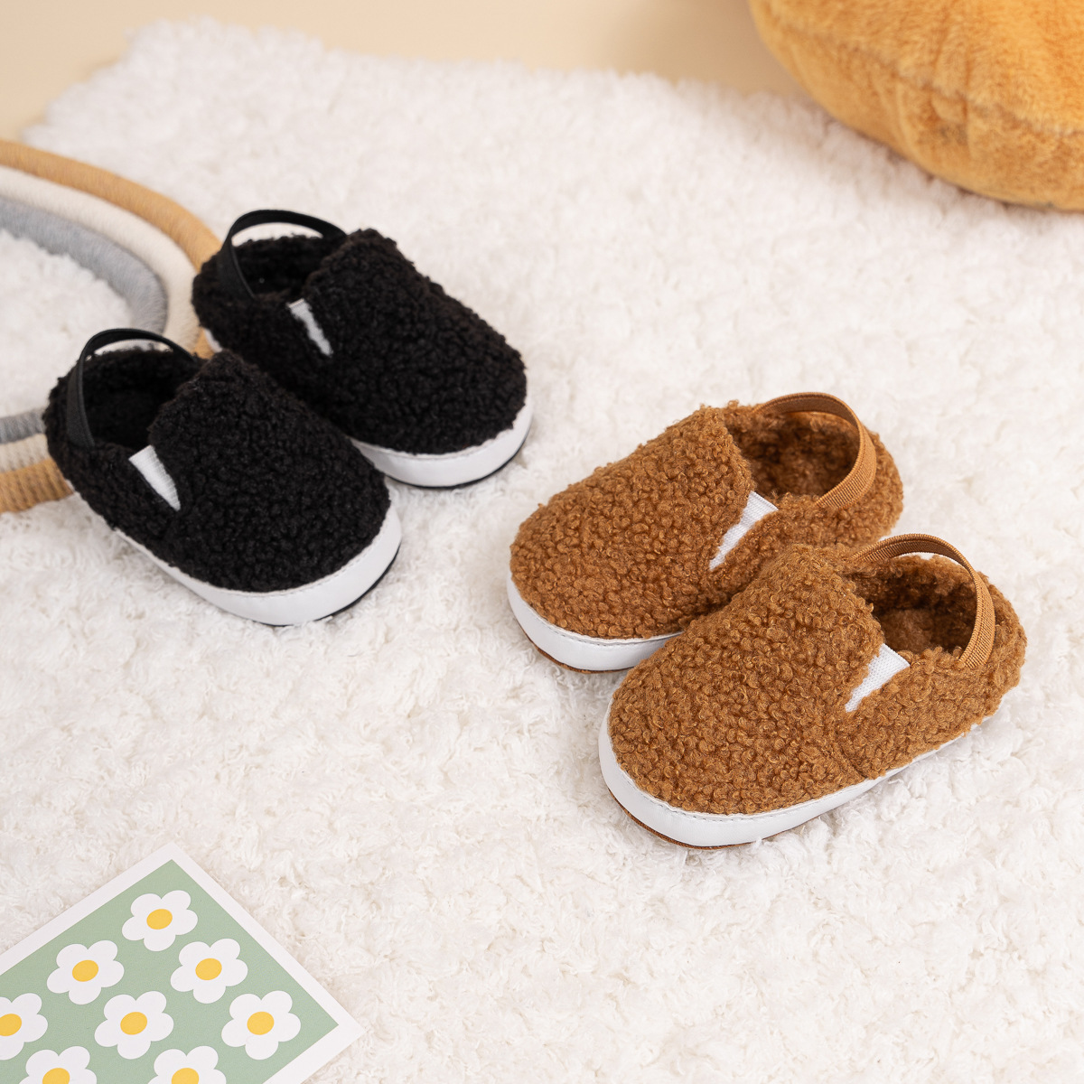 Picture of Cross-border foreign trade autumn and winter baby shoes warm slippers fashion home baby toddler shoes baby shoes