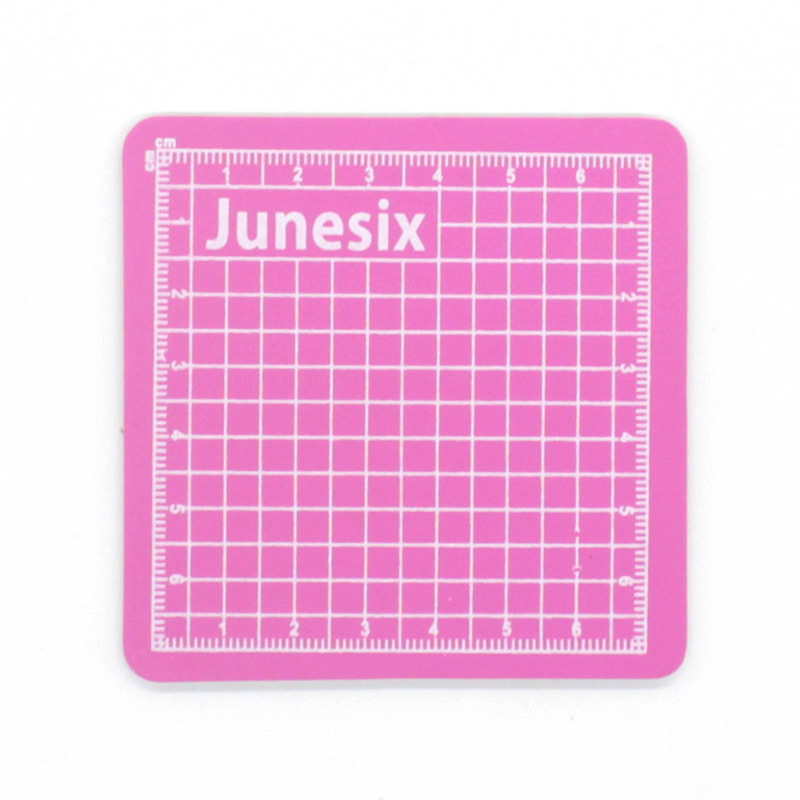 Picture of Junesix cutting board mini cutting pad manual model 8x 8cm hand account cutting pad 2.4MM