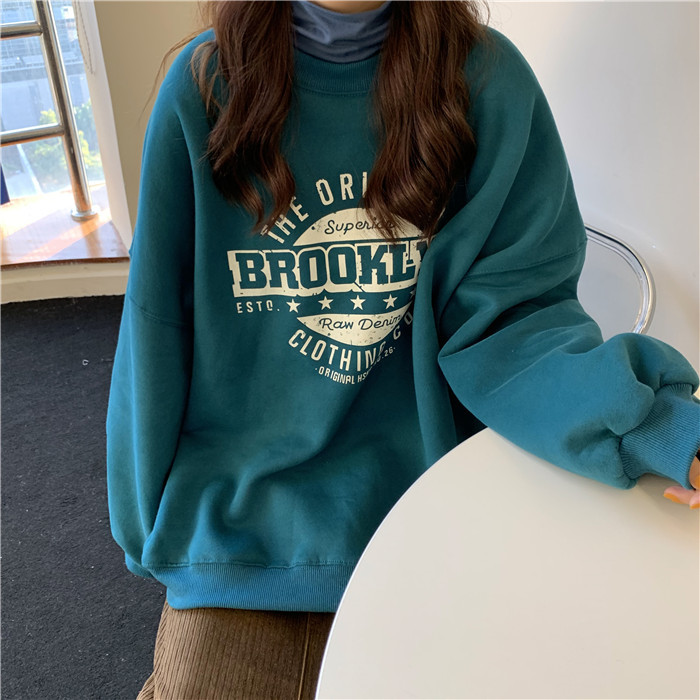 Picture of Women's Clothing 2024 New Autumn Korean Style Letter Round Neck Loose Women's Sweaters Women's Foreign Trade Cross-Border Tops Wholesale