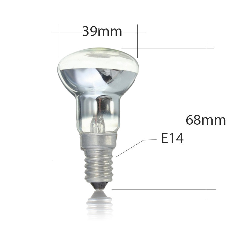 Lava Melt Wax Lamp Heating Bulb Us Standard R39E14E17 Reflective Spotlight Heating Bulb Cross-Border Best-Selling Set