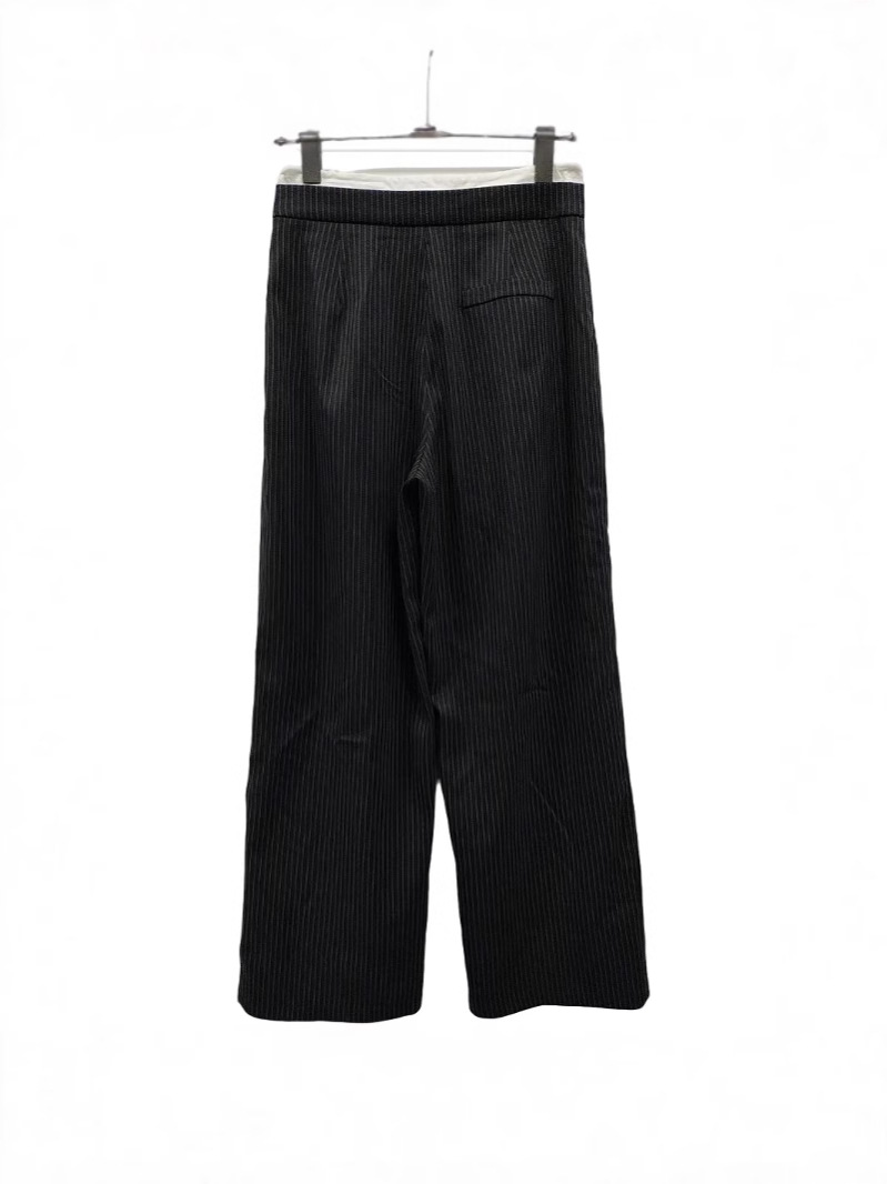 Picture of European and American Hot Selling Autumn New Striped High Waist Straight Dosing All-match Casual Pants Loose Wide Leg Pants