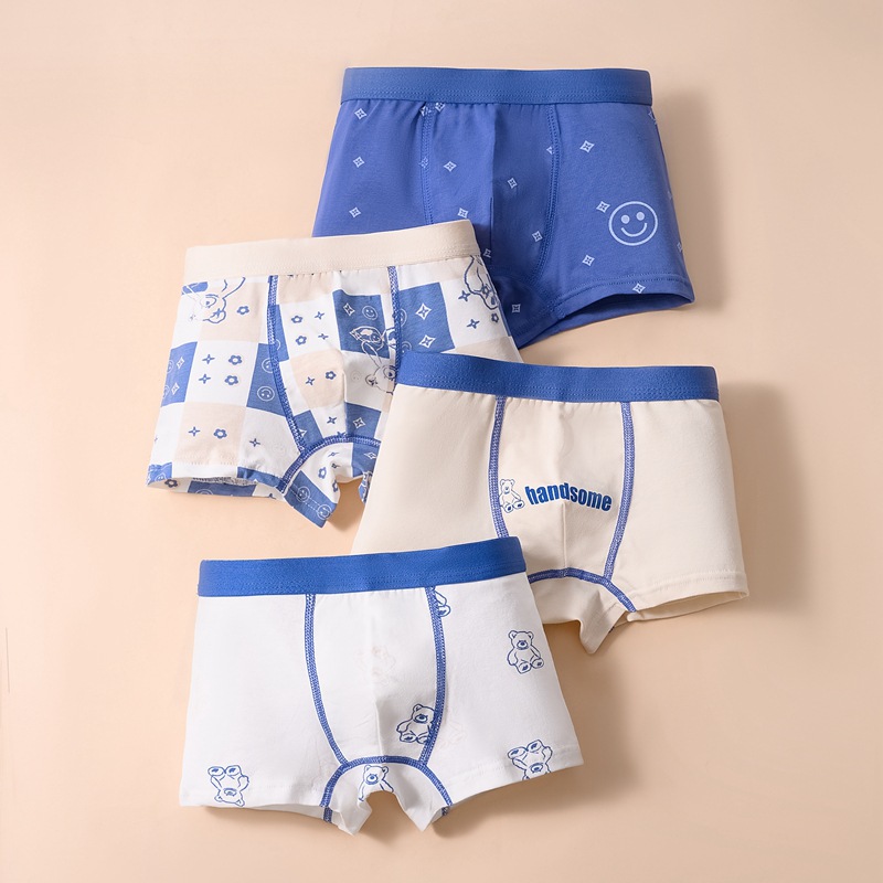 Picture of New Class A combed cotton boys' underwear cotton children's underwear boxer shorts baby boxer shorts children's shorts
