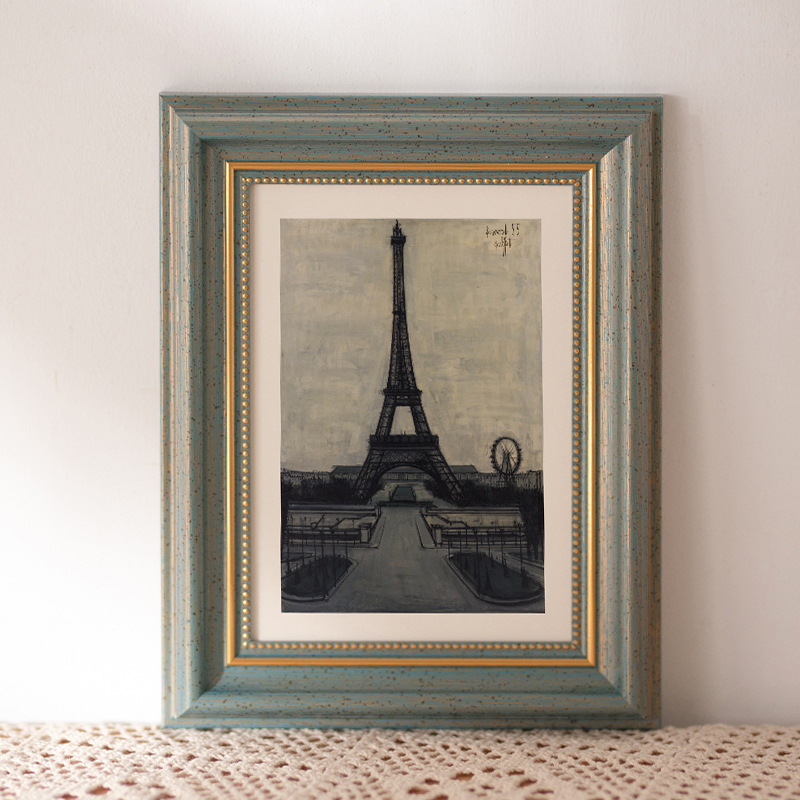 Picture of European retro photo studio wedding photo frame 6 inch table 7 inch 8 inch 10 photo wall a4 simple oil picture frame wholesale
