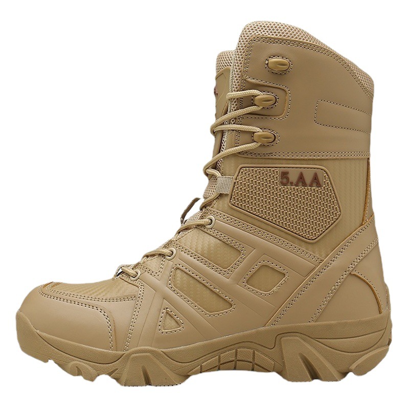 Military Boots Men's Amazon Large Size Outdoor Mountain Climbing training Combat Boots Men's Military training shoes