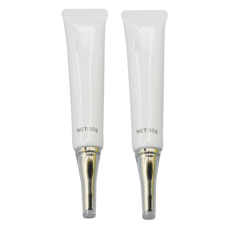 22 diameter acrylic long trumpet cover hose eye cream cosmetic hose package material pointed mouth essence cream PE empty hose