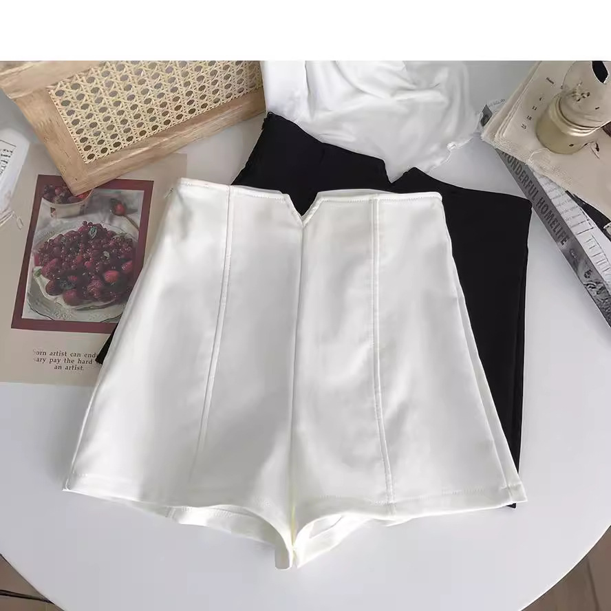 2023 Explosions Shorts Women's Clothing 2023 Summer New High Waist Slimming Internet Celebrity Wide Leg Outer Wear Casual Pants