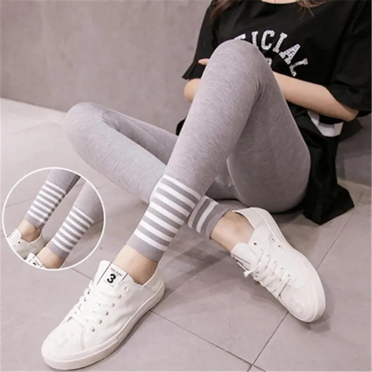 Picture of Maternity Pants Spring and Autumn Fashion Style Maternity Trendy Mom Spring and Summer Sports Long Pants Maternity Mommy Spring Outerwear Trendy Leggings
